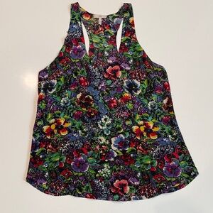 Joie Vibrant Silk Floral Tank Top
